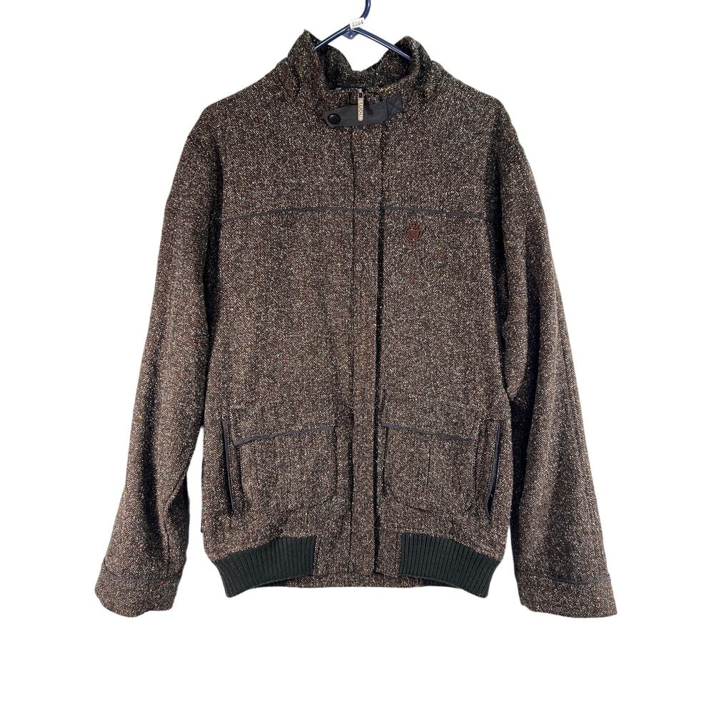 Rare Nomis Men's Bomber Brown Casual, Outdoor, Jacket Size Medium CA 41588